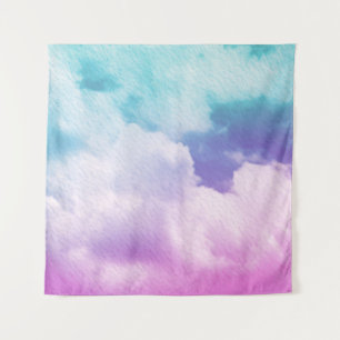 Tenture nuage doux fantastique avec couleur dégradé pastel