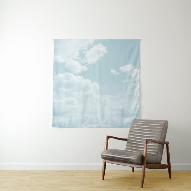 Tenture Nuages de rêve 14 #nature #art (En situation)