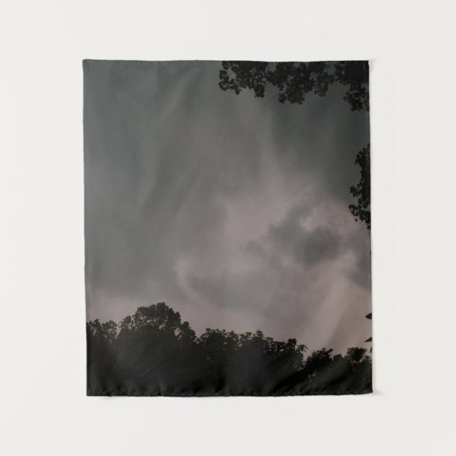 Tenture Nuages d'Orage sur la Forêt (Devant)