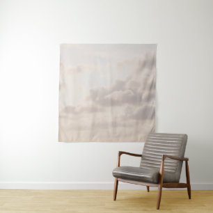 Tenture Nuages doux beige caraïbe Rêve 1