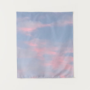 Tenture Nuages roses personnalisables