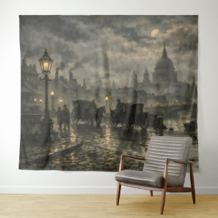 Tenture Nuit victorienne à Londres par BurnsInHell