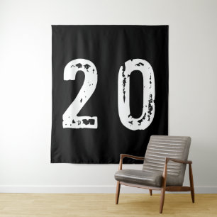 Tenture Numéro de sport 20