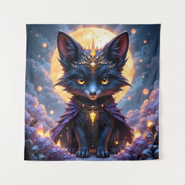 Tenture Nyx – Gardien du Clair de Lune.  (Devant)