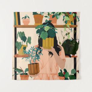 Tenture Oasis pointillée