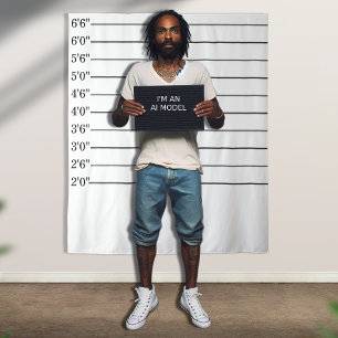 Tenture Obtenir un Mugshot de Photomaton de la drôle de li