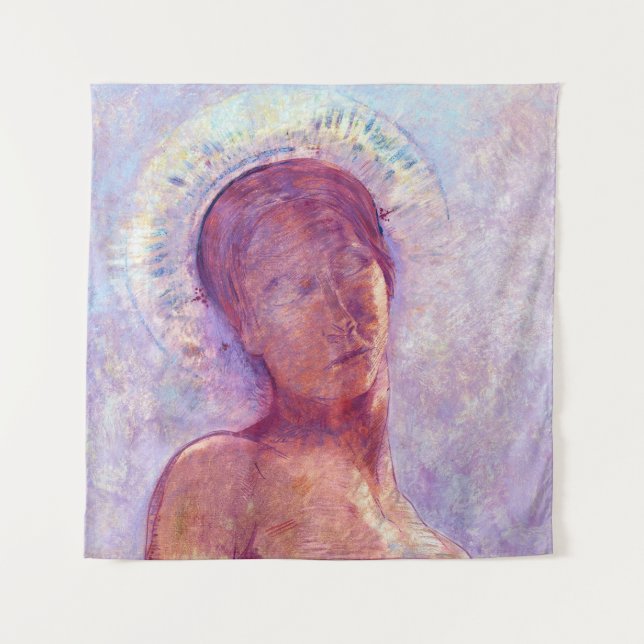 Tenture Odilon Redon, closed eyes 1889 (Devant)