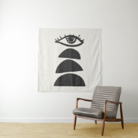 oeil de vision Abstrait avec équilibrage pierres t