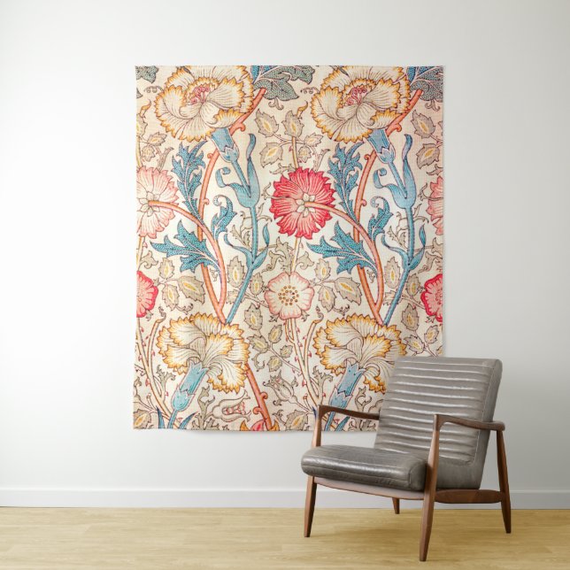 Tenture Œillet, William Morris (En situation)