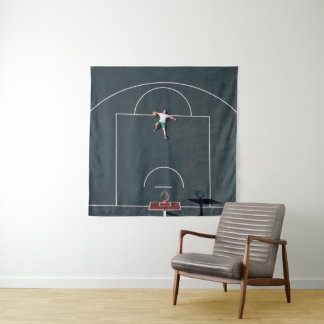 Tenture Œuvre d'art de basketball
