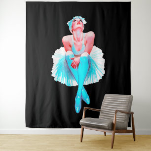Tenture Œuvre d'art murale ballerine élégante – Danse de b