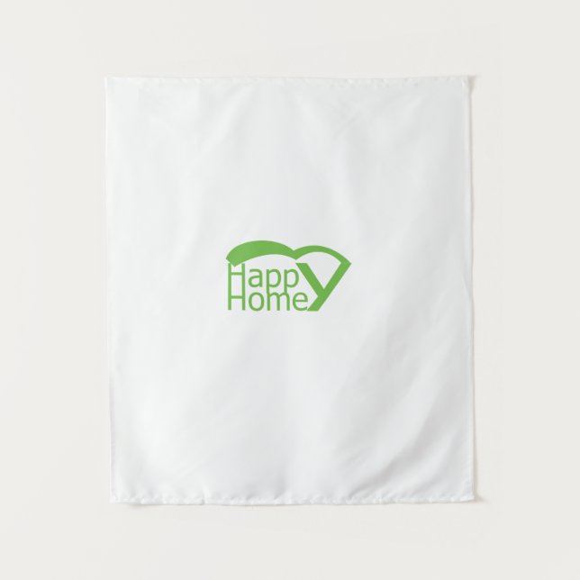 Tenture OEuvre murale, Happy Home Wall Art (Devant)