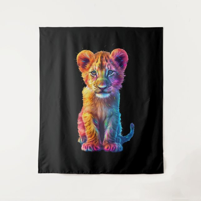 Tenture Oh Baby Big Cat Cub (Devant)