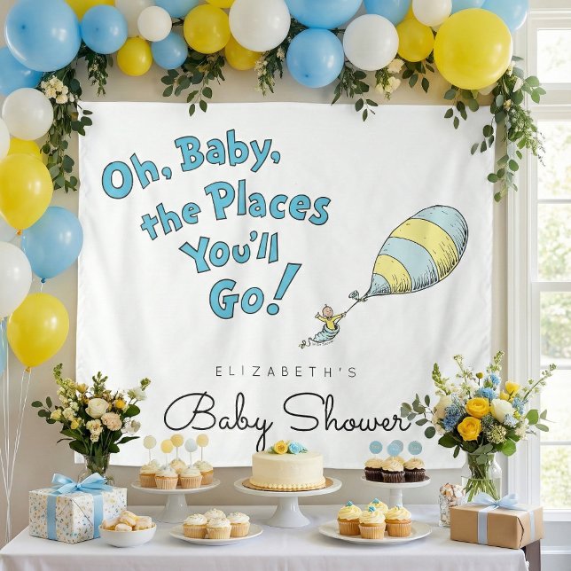 Tenture Oh, Bébé, les Endroits que tu Vas Découvrir Fête P (Créateur téléchargé)