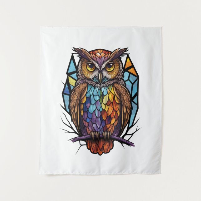 Tenture Oiseau Oiseau Portrait animal Verre tendu Faune (Devant)