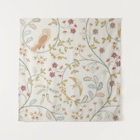 oiseaux vintages dans le feuillage avec fleurs pat