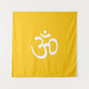 Tenture Om Aum contour Icon Mikado Symbole de l'hindouisme