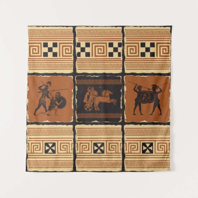 Tenture  on the theme of Ancient Greece in form of a set o (Devant)