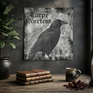 Tenture Onyx Gothique Raven Académie Sombre Humeur