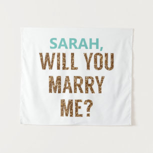 Tenture Or Will You Marry Me? Fond Marriage Proposition