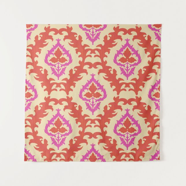 Tenture Ornamental seamless pattern with traditional Centr (Devant)