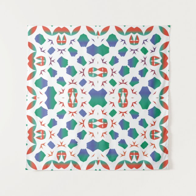 Tenture Ornamental talavera mexico tiles decor. Modern des (Devant)