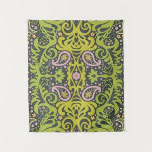 Tenture ornement de paisley orientale; flacon décoratif sa