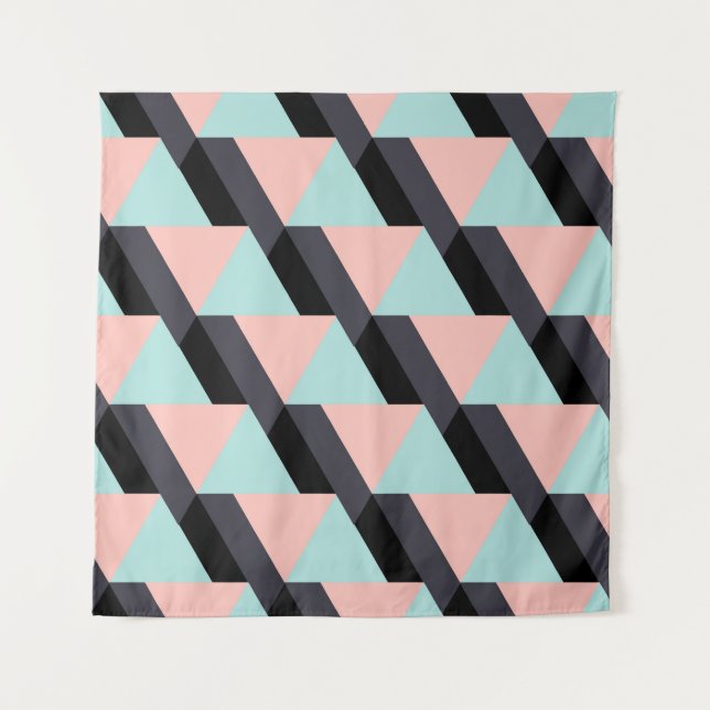 Tenture Ornement géométrique ethnique sans joint (Devant)