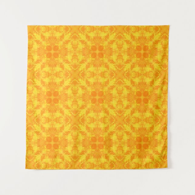 Tenture Ornement jaune (Devant)