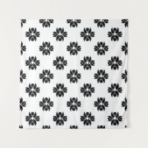 Tenture Ornement sans couture motif abstrait, arabesque, a