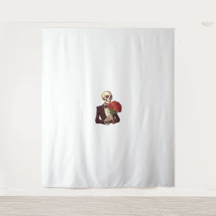 Tenture Os de Louvain - Drôle squelette romantique