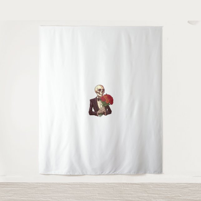 Tenture Os de Pogo - Squelette fou en mouvement (Devant)