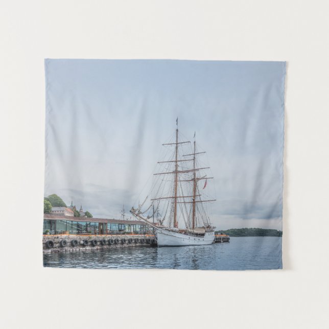 Tenture Oslo Norvège (Devant (Horizontal))