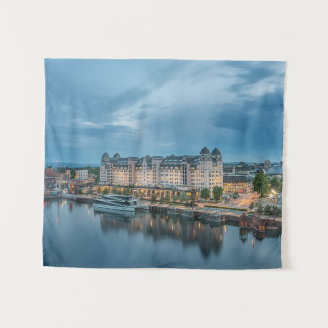 Tenture Oslo Norvège (Devant (Horizontal))