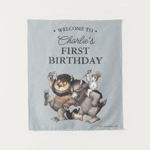 Tenture Où sont les monstres 1er Anniversaire