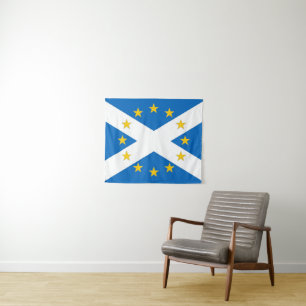 Tenture Oui au drapeau indépendant de l'Ecosse d'Européen