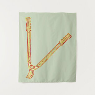 Tenture Outils de jardinage Loppers