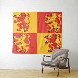 Tenture Owain Glyndescalr's Banner/Welsh Flag/Wales