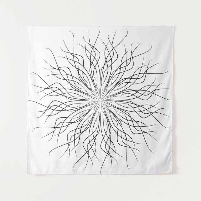 Tenture Pagan mandala tatouage spirituel (Devant)
