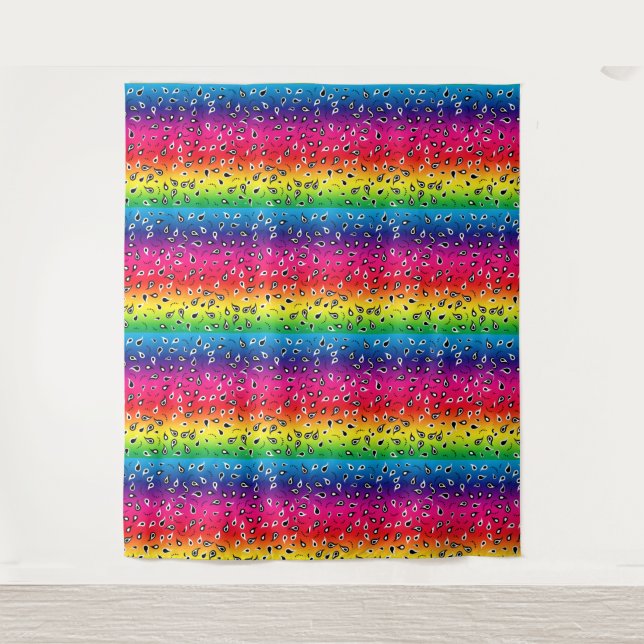 Tenture Paisley Rainbow (Devant)