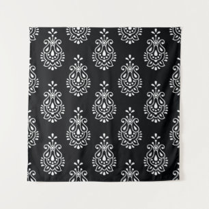 Tenture Paisley vintage, motif élégant sans soudure.