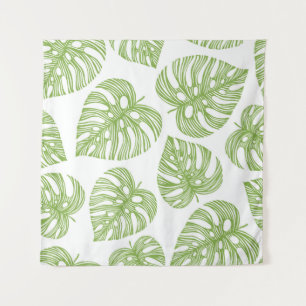 Tenture Palm Exotique Feuilles Vintage