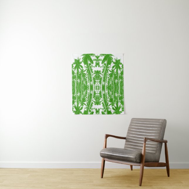 Tenture Palmiers Design (En situation)