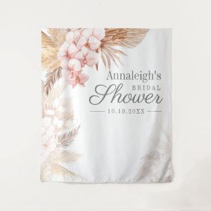 Tenture Pampas Grass Terracotta Fête des mariées arrière-p