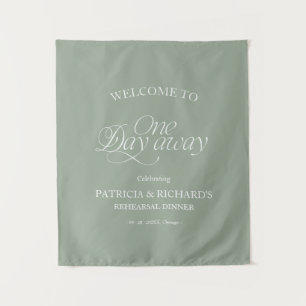Tenture Pancarte de bienvenue pour le dîner de répétition