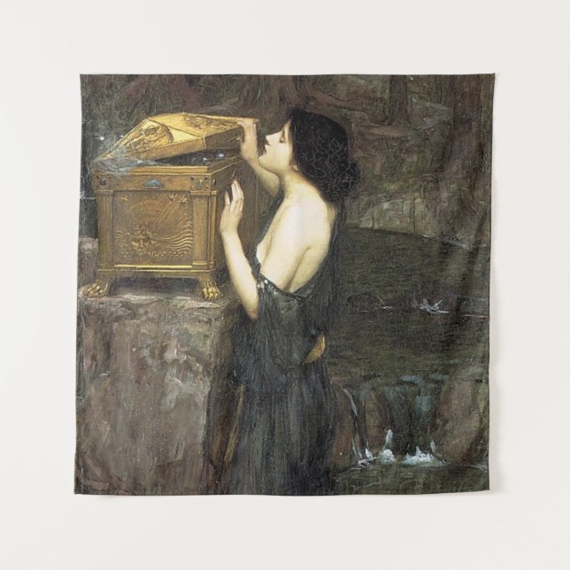 Tenture PaNDoRA, par John William Waterhouse, 1896 (Devant)