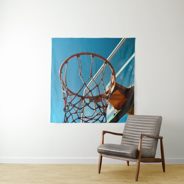 Tenture Panier de basketball génial (En situation)