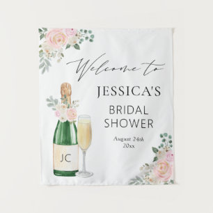 Tenture Panneau de bienvenue au champagne Pétale & Prosecc