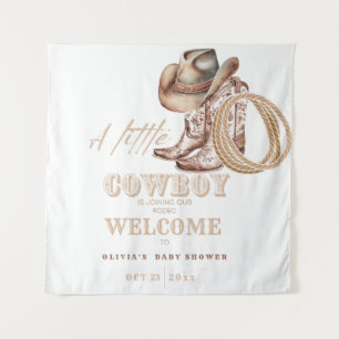 Tenture Panneau de bienvenue pour la baby shower Little Co