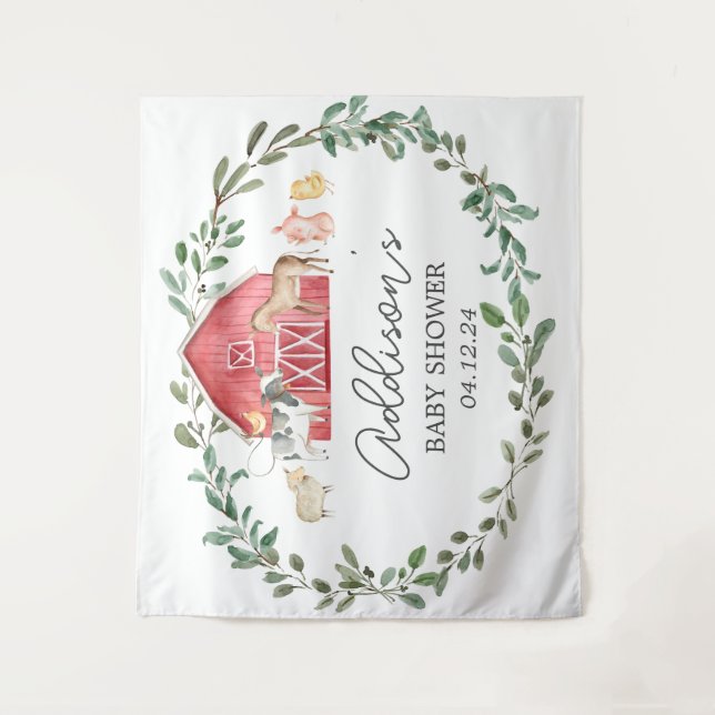 Tenture Panneau de bienvenue pour une ferme moderne Pannea (Devant)